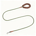 Lightweight Polyester Rope Dog Leash — Soft Bead Handle, Swivel Snap | 150×0.8cm (One Size)