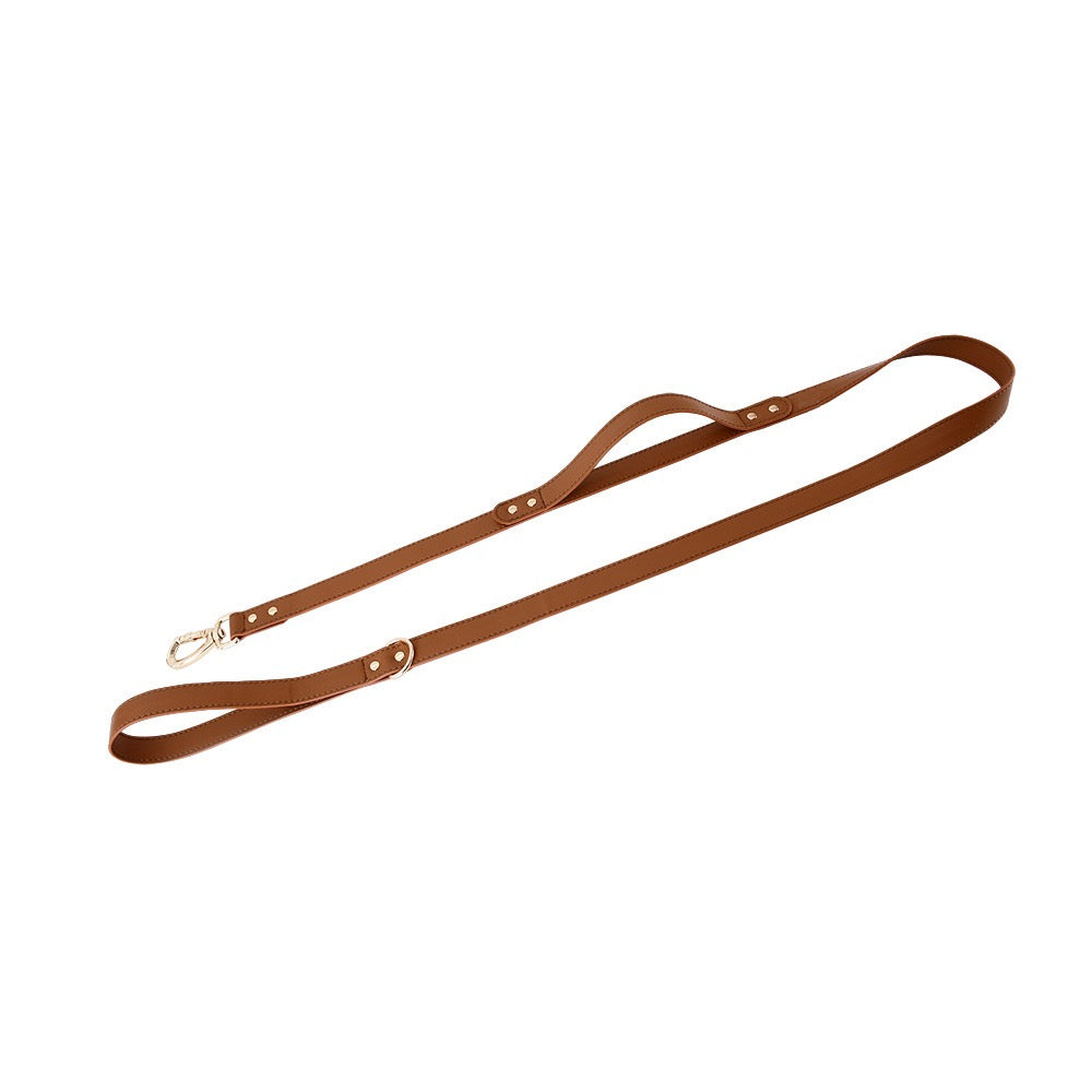 Urban Leather Leash — 150cm, Water‑Resistant