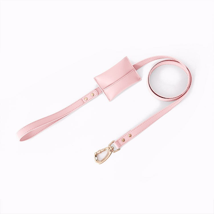 Urban Leather Leash 2 — 150cm with Mini Pouch