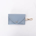 Classic Leather Poop Bag Holder — Snap Closure, Compact & Stylish