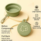 Collapsible Pet Travel Bowl (350/650ml)