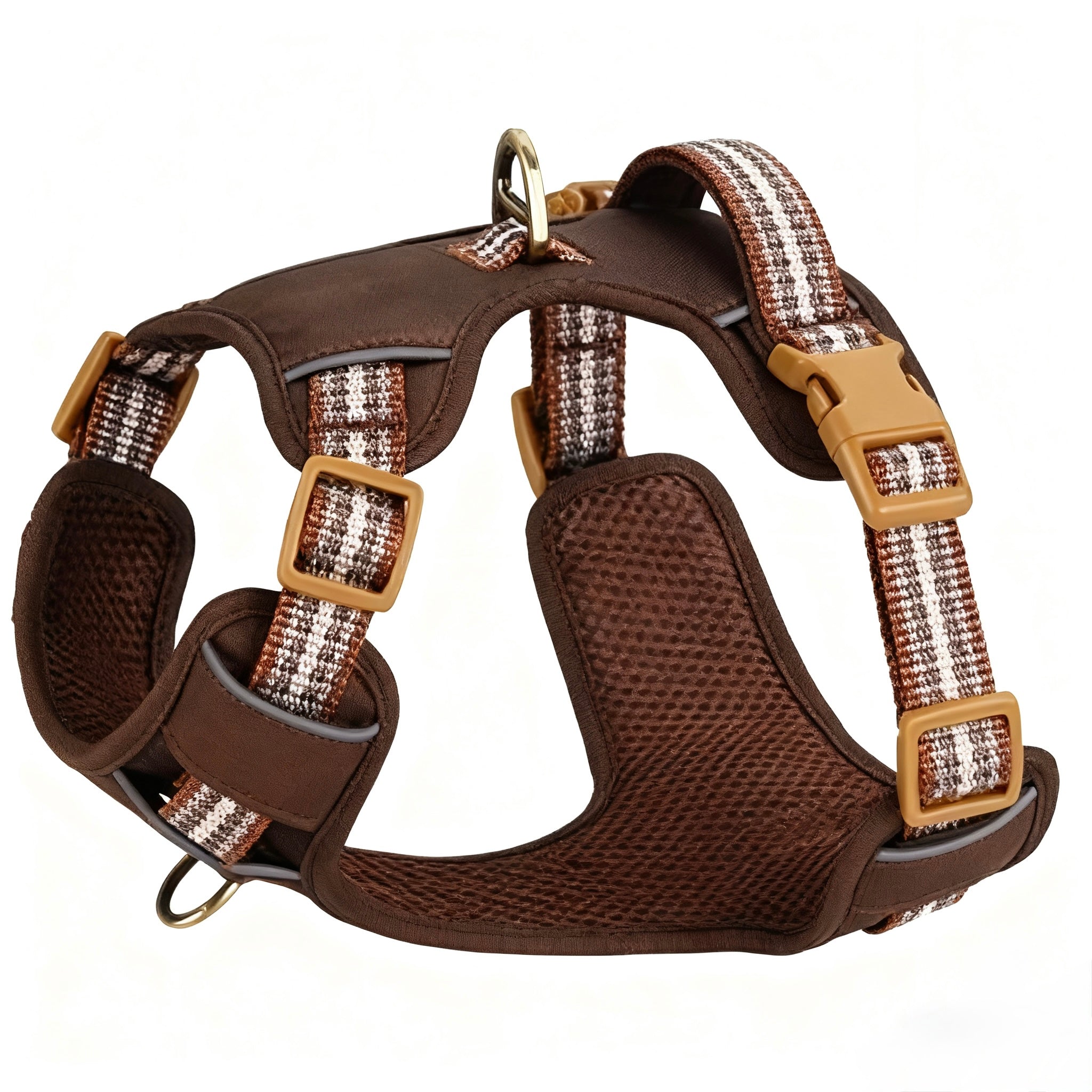 Lightweight Breathable Dog Harness — Adjustable, Reflective | Oxford + Polyester (XXS–L)